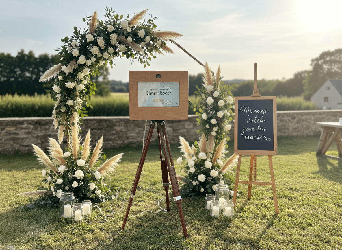 Livre d'or vidéo mariage Chronobooth