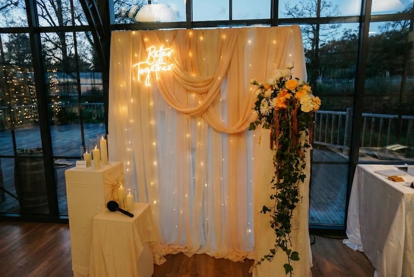 Décor photobooth mariage Chronobooth