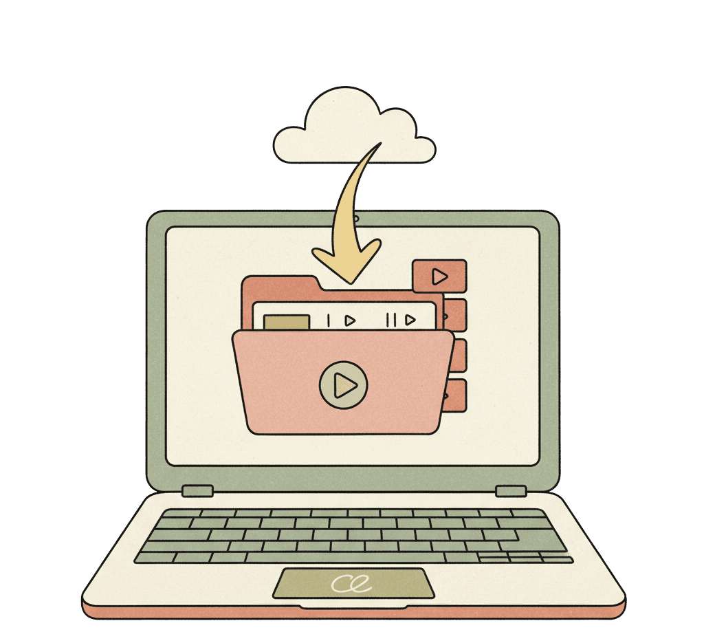 Livraison sécurisée des vidéos et du montage personnalisé